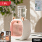 Portable Mini Air Cooler Fan With Spray Mist Function (1 Pc)