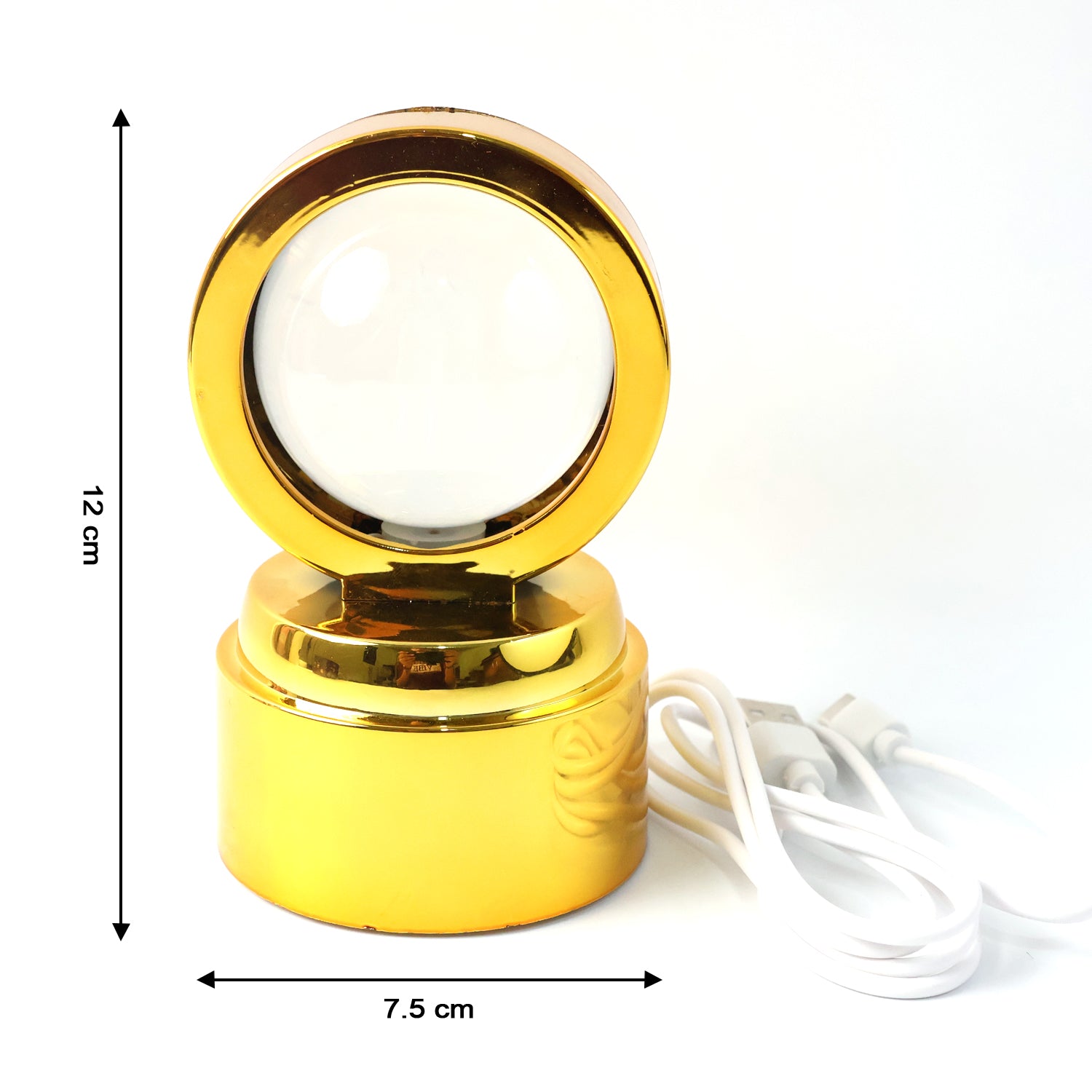 Radhe Krishna Crystal Ball Night Light  1 Pc